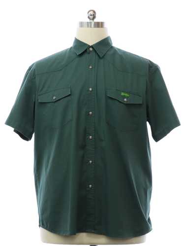 1990's John Deer Mens John Deer Western Work Shirt