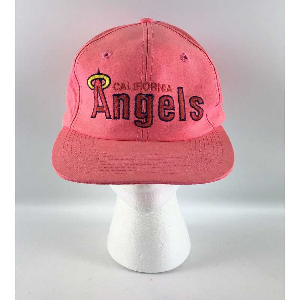 LOS ANGELES ANGELS MLB SNAPBACK HAT, HALO LOGO RED BY AMERICAN NEEDLE