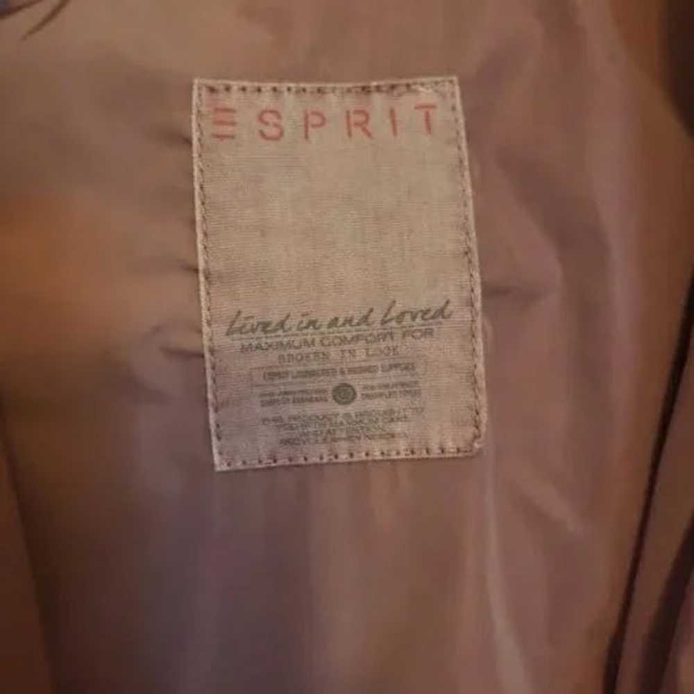 Esprit Esprit light coat, pink, size S, EUC - image 6