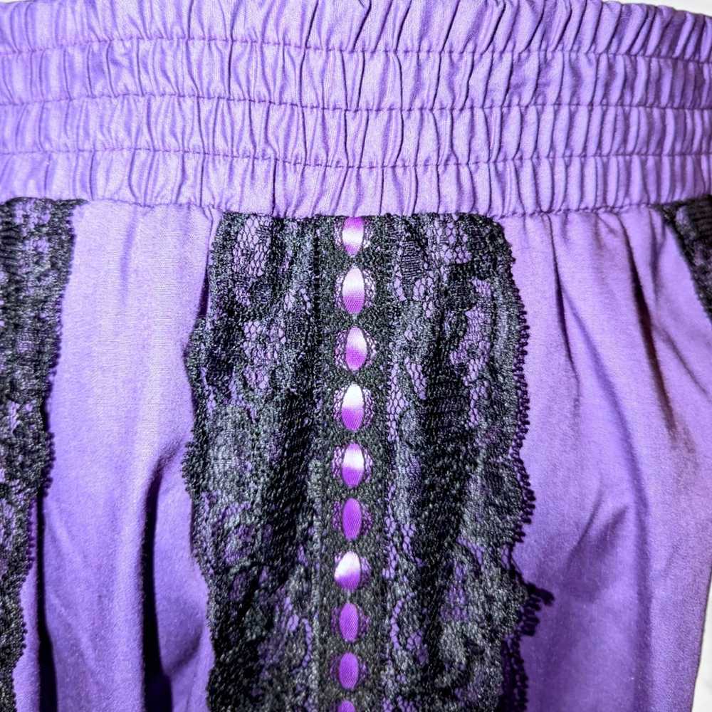 Vintage Vintage 70's Rockabilly Purple & Black Ci… - image 2