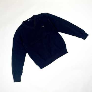 Gant × Streetwear × Vintage Navy boxy Gant sweate… - image 1