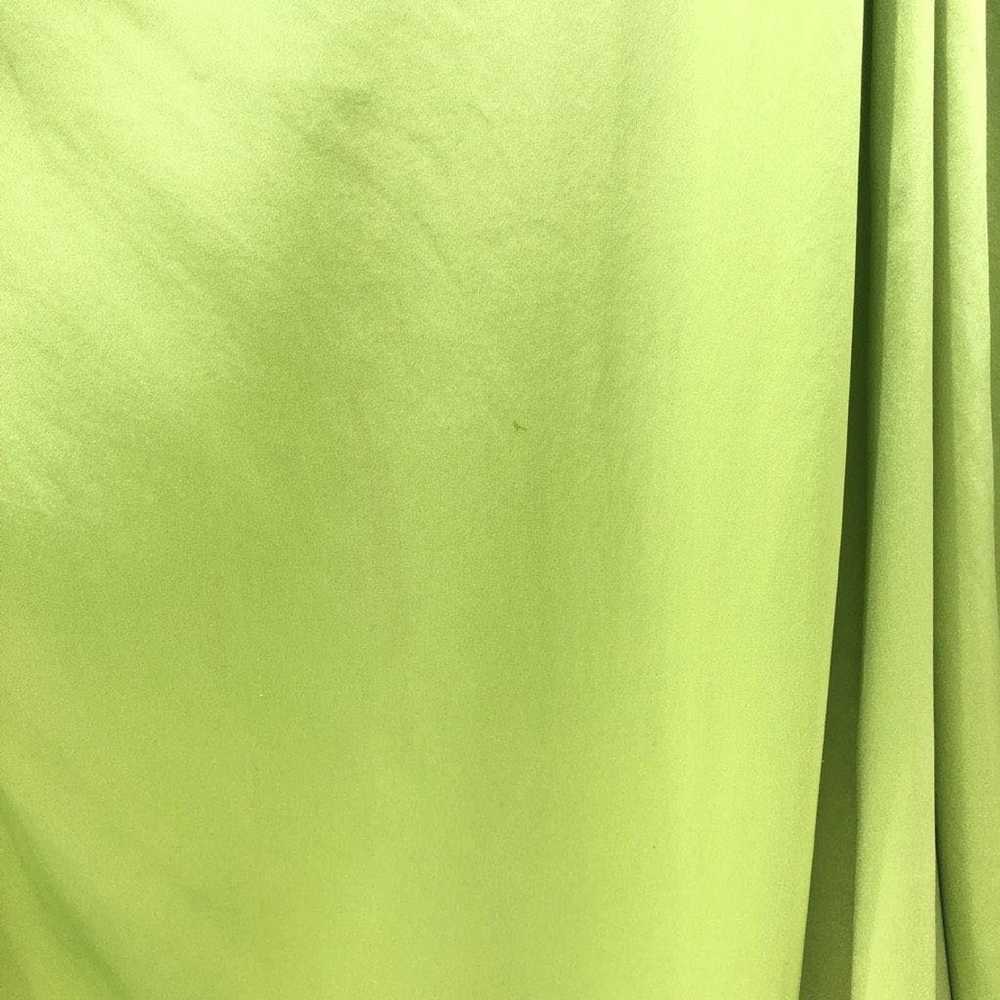 Other SELMACILEK One Sleeve Silk Dress in Green - image 4