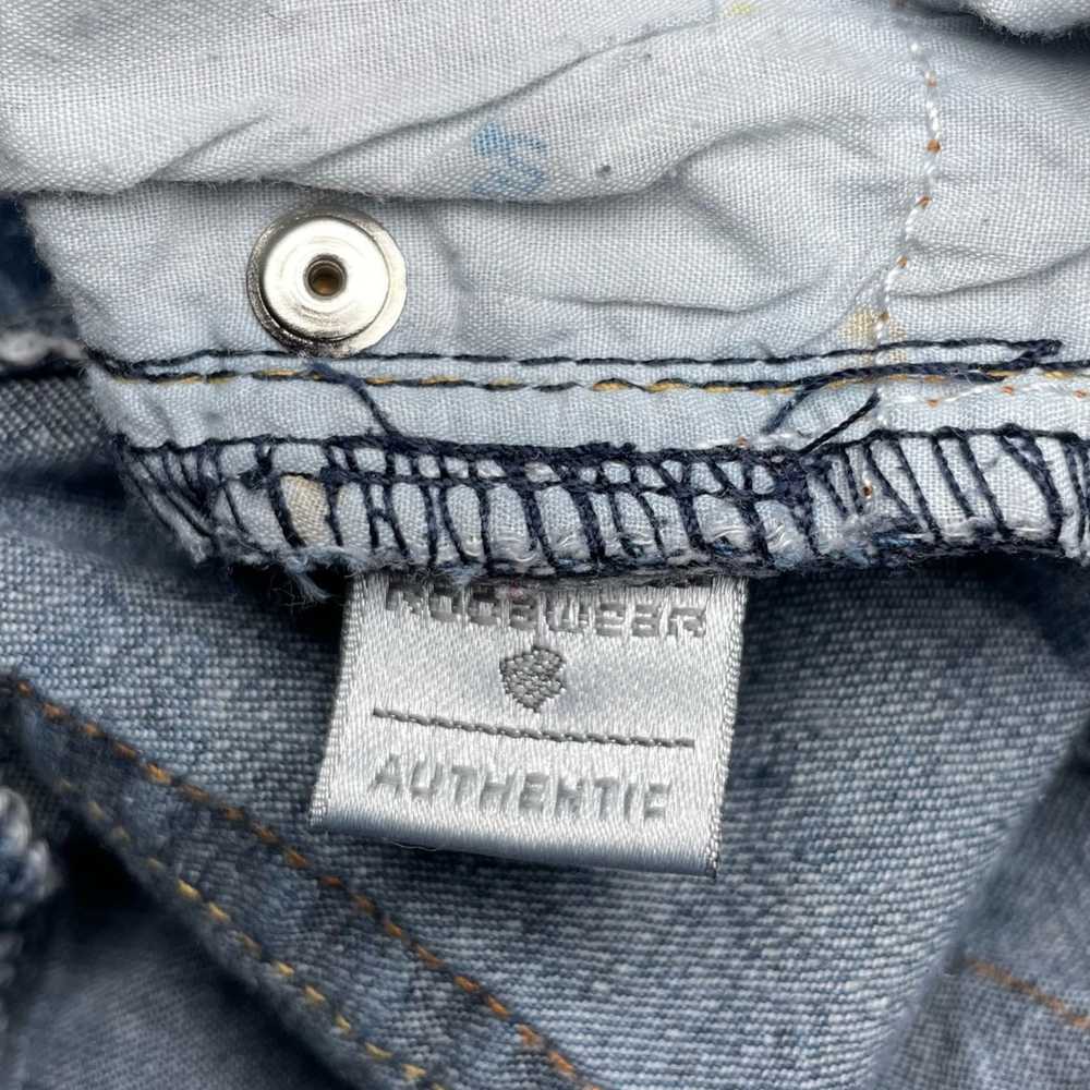 Vintage Roca Wear XL 42 denim pants jeans slim vi… - image 11