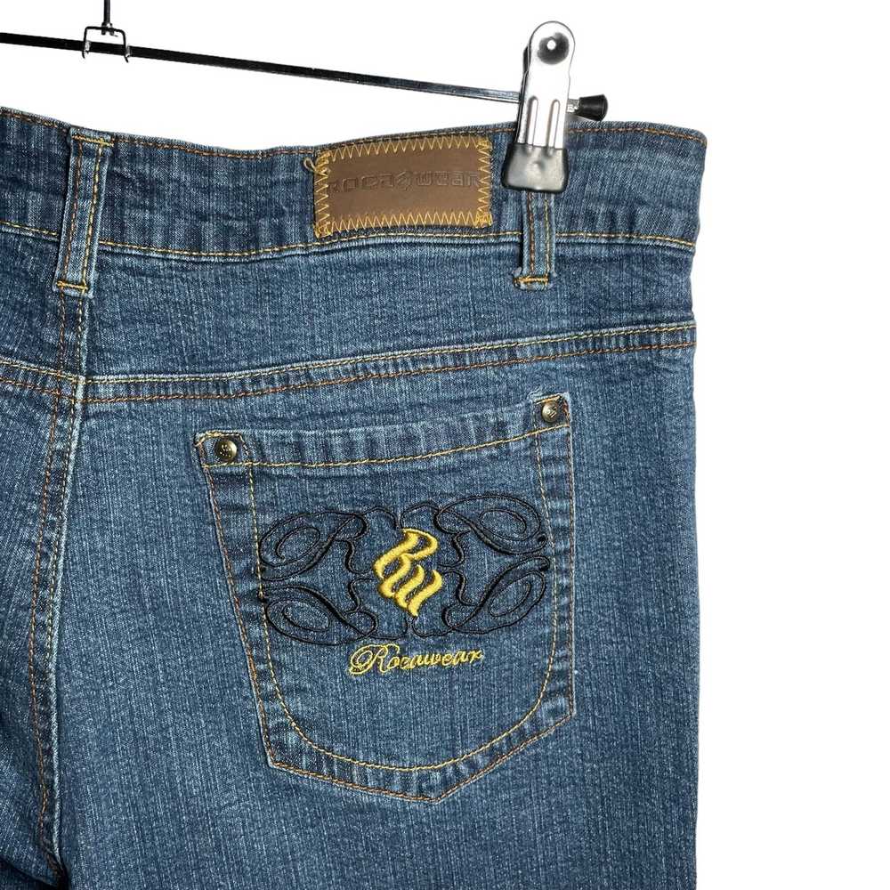 Vintage Roca Wear XL 42 denim pants jeans slim vi… - image 4