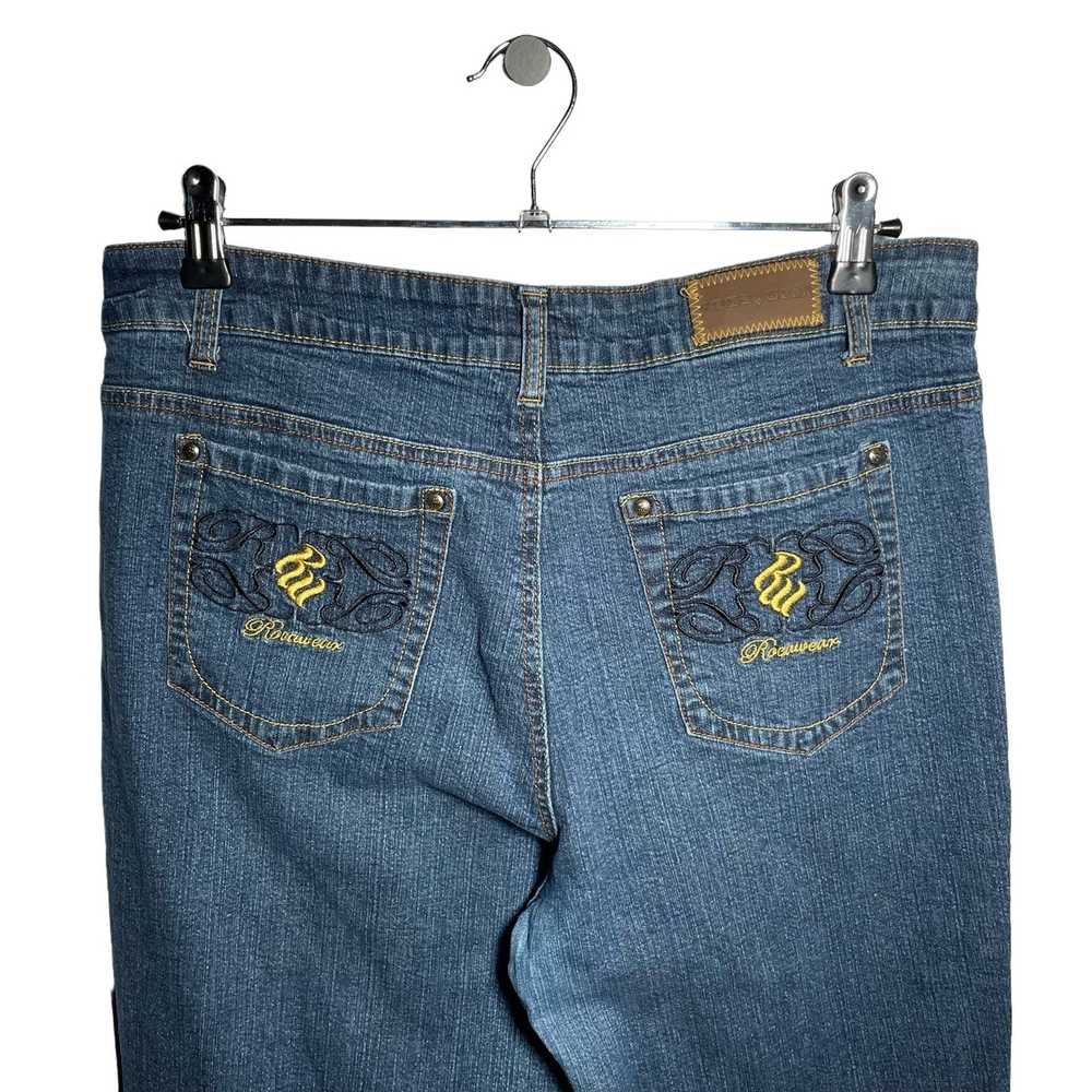 Vintage Roca Wear XL 42 denim pants jeans slim vi… - image 5
