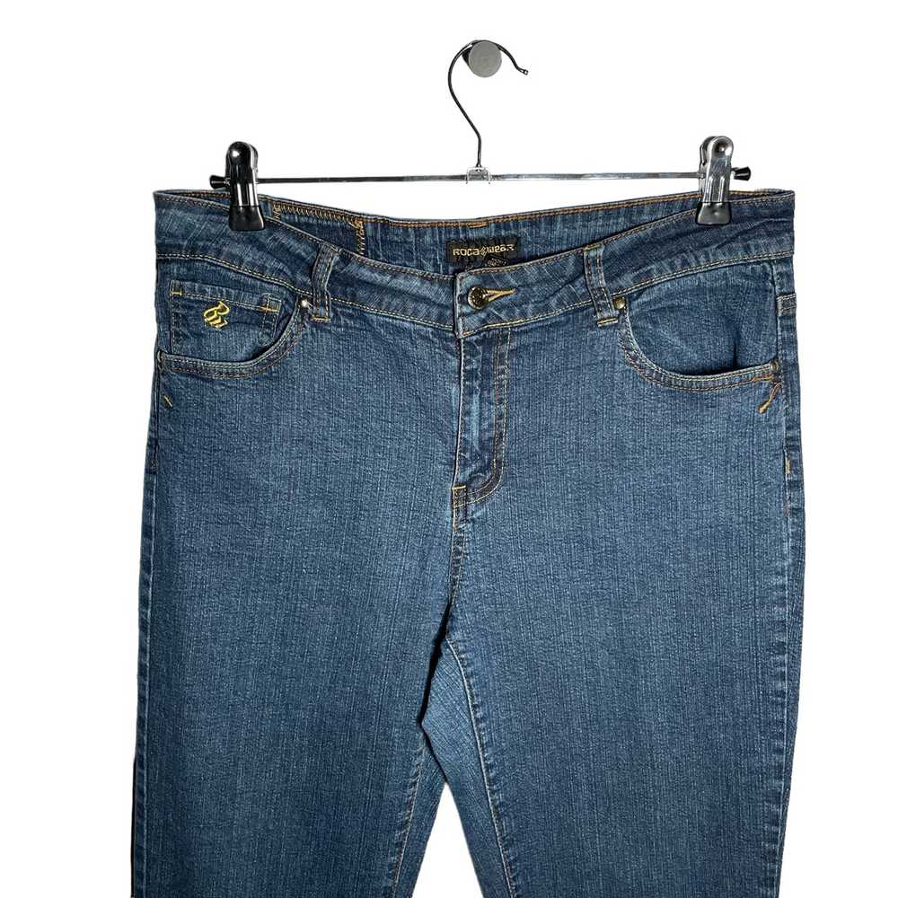 Vintage Roca Wear XL 42 denim pants jeans slim vi… - image 8