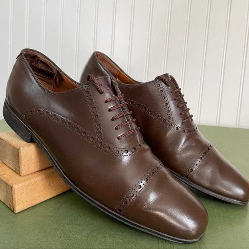 Gucci Gucci Perforated Oxfords in Chocolate Brown… - image 2