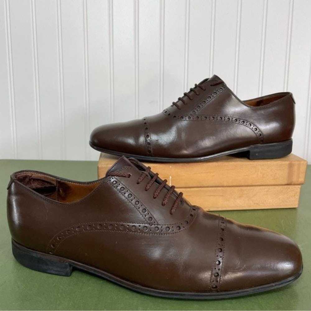 Gucci Gucci Perforated Oxfords in Chocolate Brown… - image 4