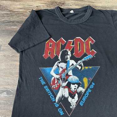 80s acdc band t-shirt - Gem