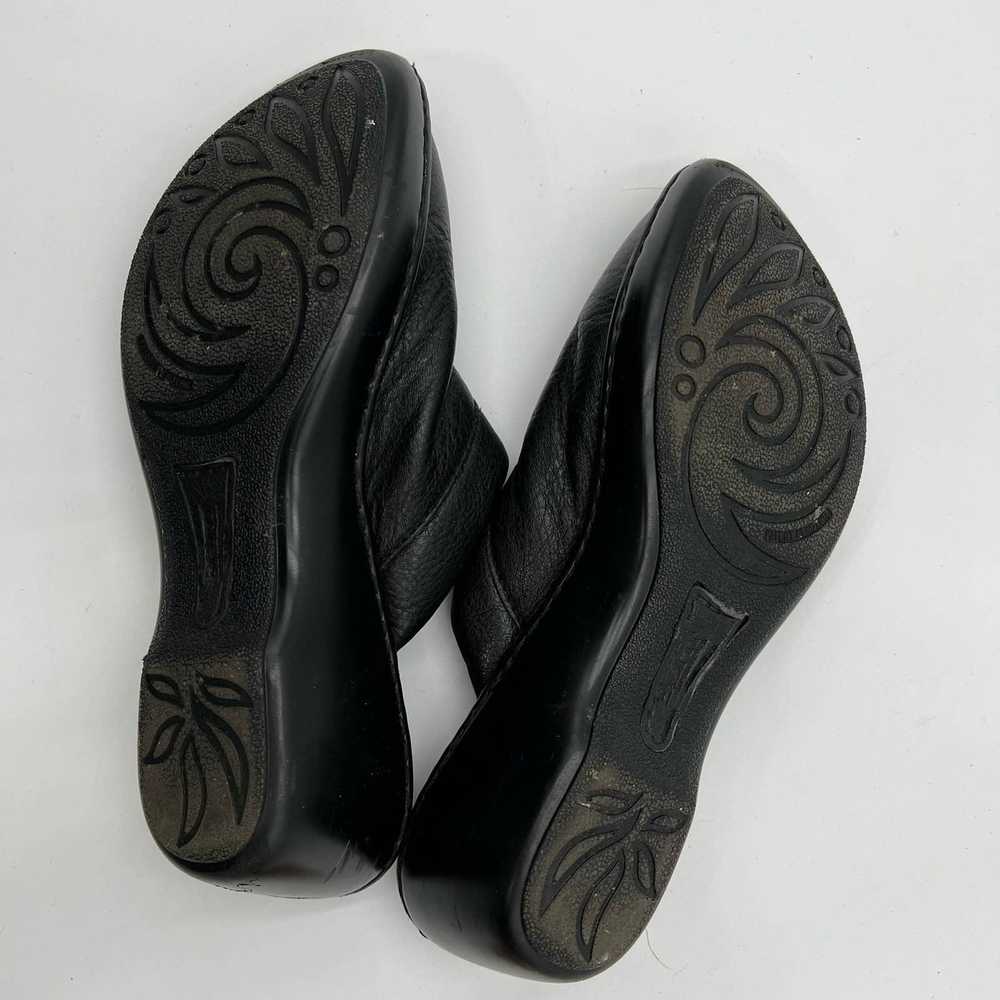 Born BORN Women's 9 M W Black Wedge Mules Clogs S… - image 9