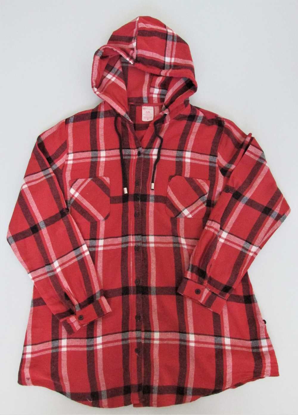 Other No Boundaries Women's Cotton Flannel Hoodie… - image 1