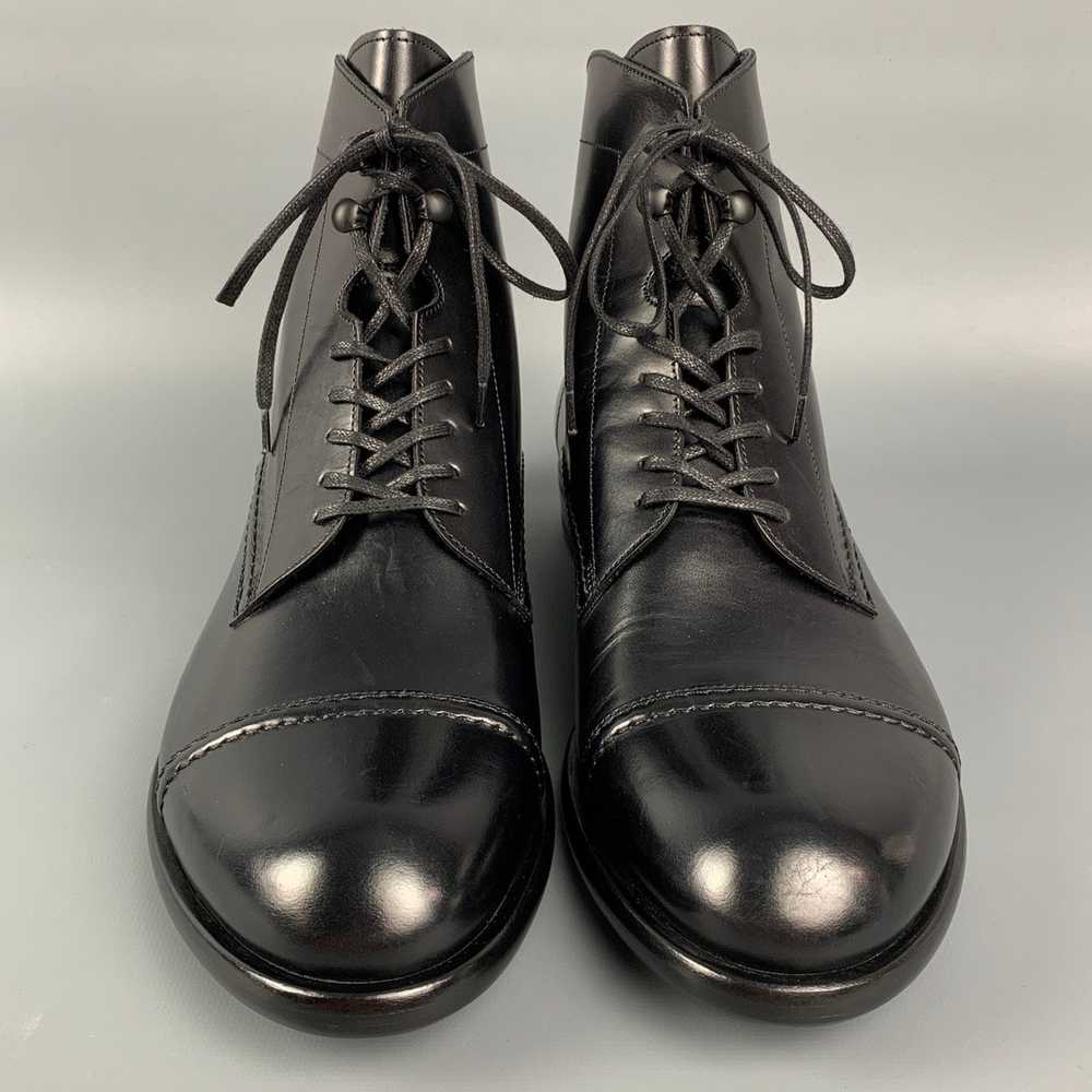 Harrys Of London Black Cap Toe Ankle Guy Boots - image 4