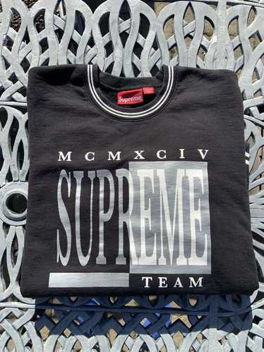 Supreme team outlet crewneck black