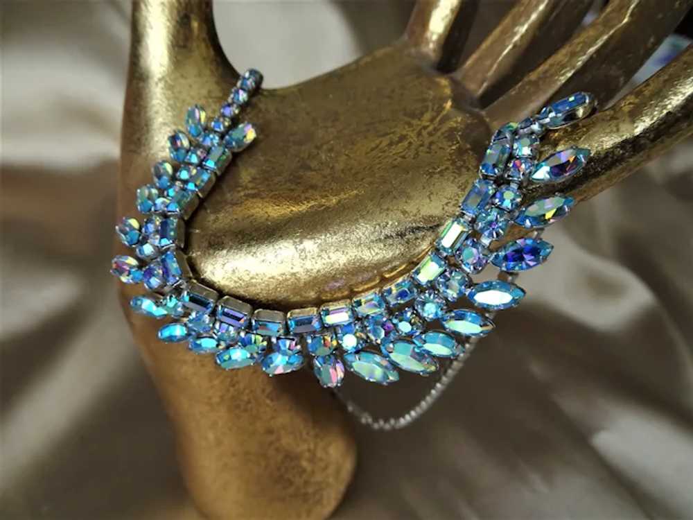 BEAUTIFUL Vintage SHERMAN Necklace,Dazzling Peaco… - image 2
