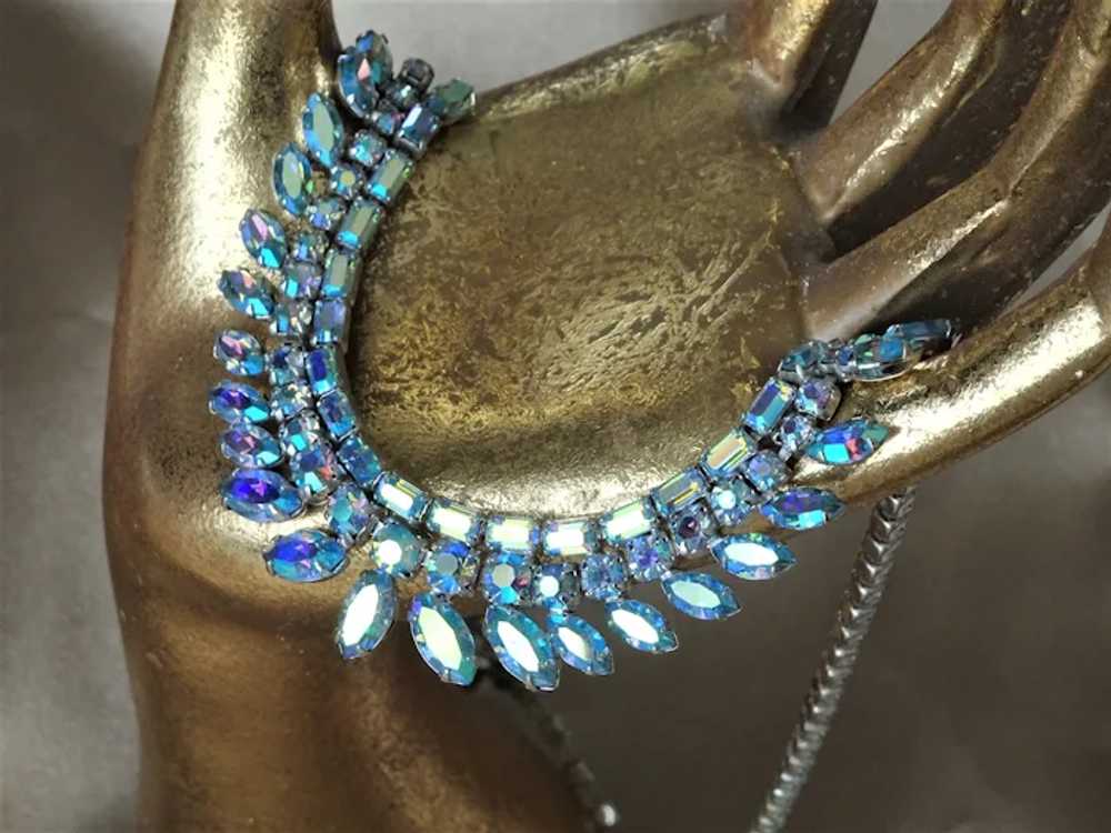 BEAUTIFUL Vintage SHERMAN Necklace,Dazzling Peaco… - image 3