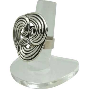 Celtic Knot Design Sterling Adjustable Ring