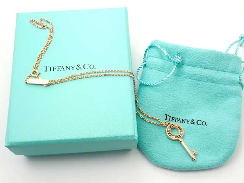 Authentic Tiffany & Co 18k Rose Gold Atlas Diamon… - image 10