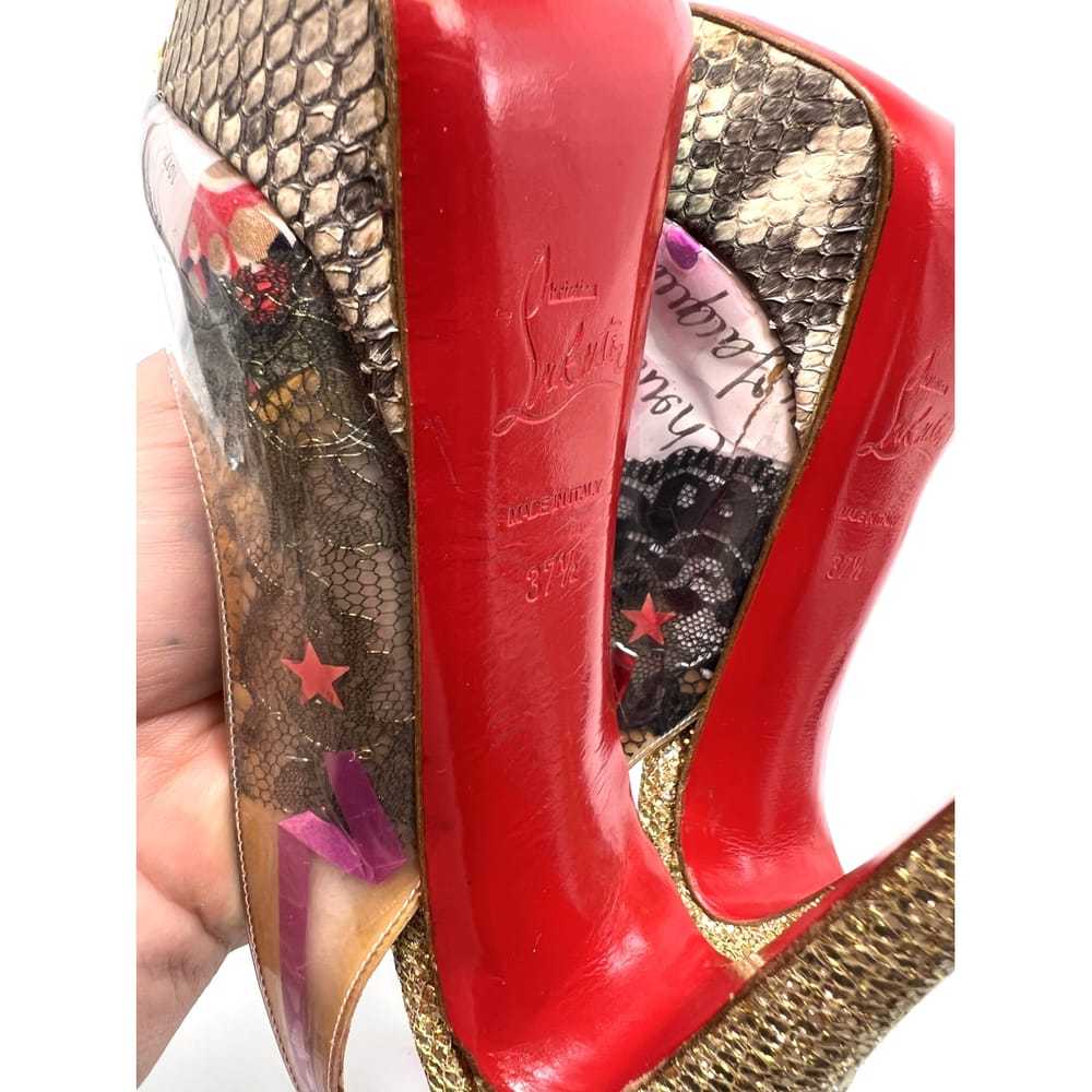 Christian Louboutin Lady Peep heels - image 8