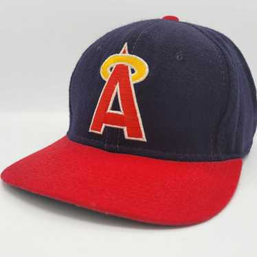California ANGELS Vintage 90s Snapback Hat Deadstock Annco 