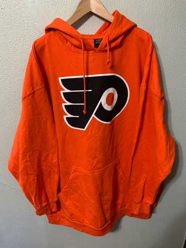 CustomCat Philadelphia Flyers Vintage NHL Crewneck Sweatshirt Sport Grey / 5XL