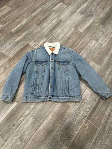 Levi's Vintage Clothing Levi’s denim Sherpa jacket