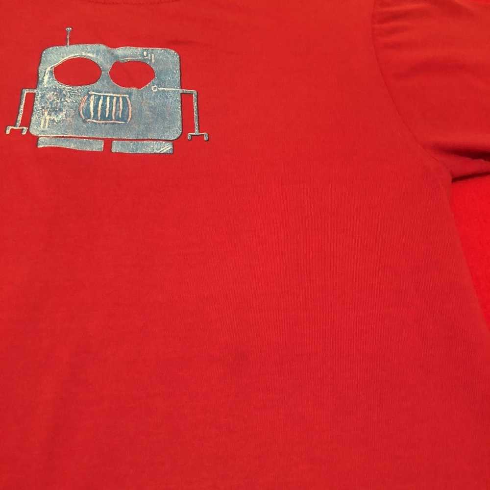 Jerzees × Streetwear × Vintage Vintage Red Robot … - image 4