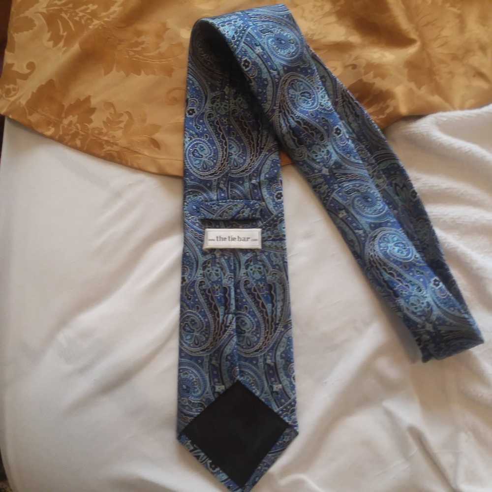 The Tie Bar Dapper Hand Made Silk Tie from the Ti… - image 2