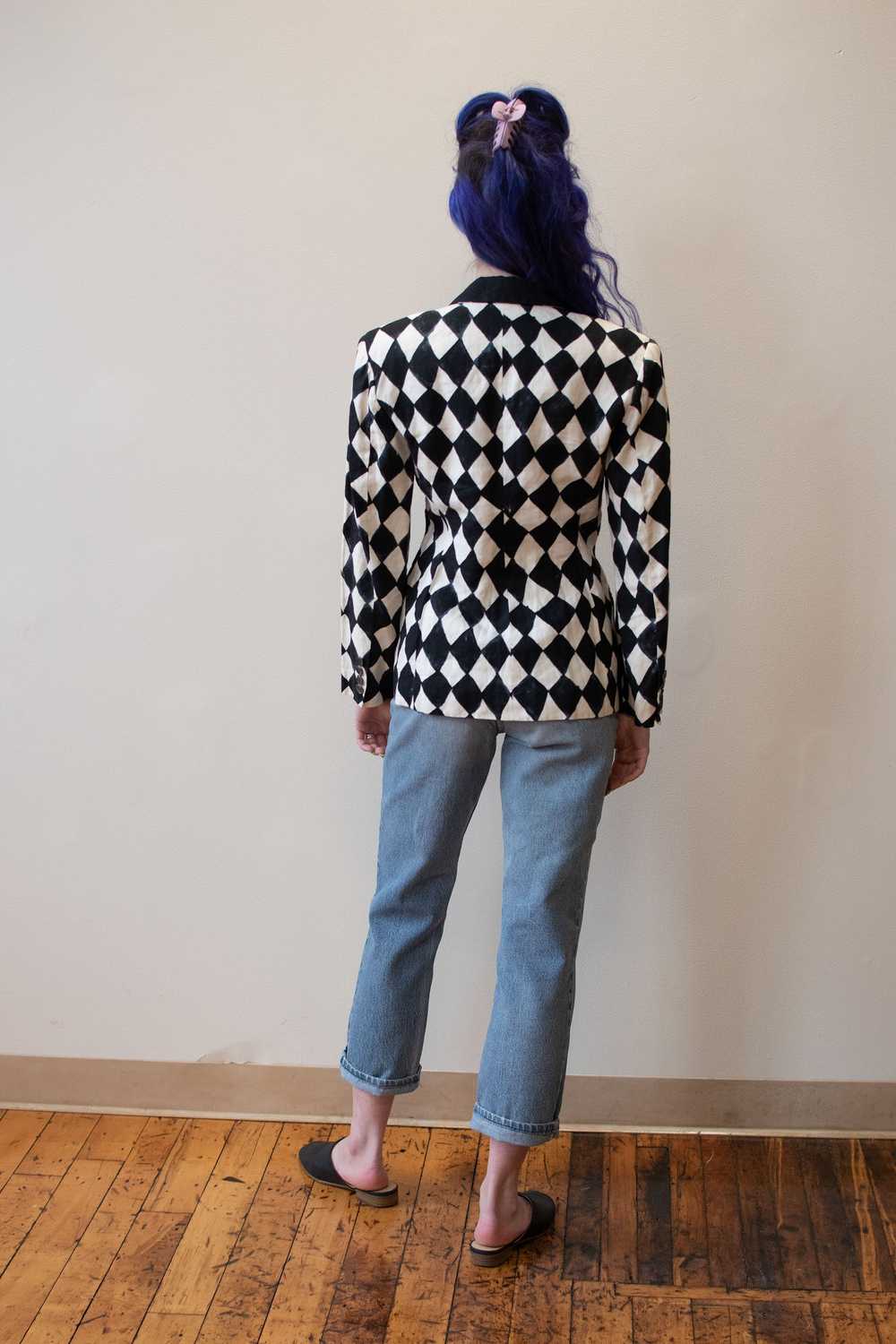 1990s Checkered Blazer | Isaac Mizrahi - image 4