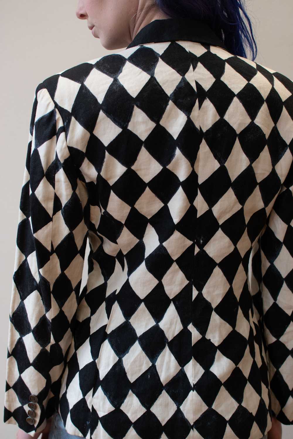 1990s Checkered Blazer | Isaac Mizrahi - image 5