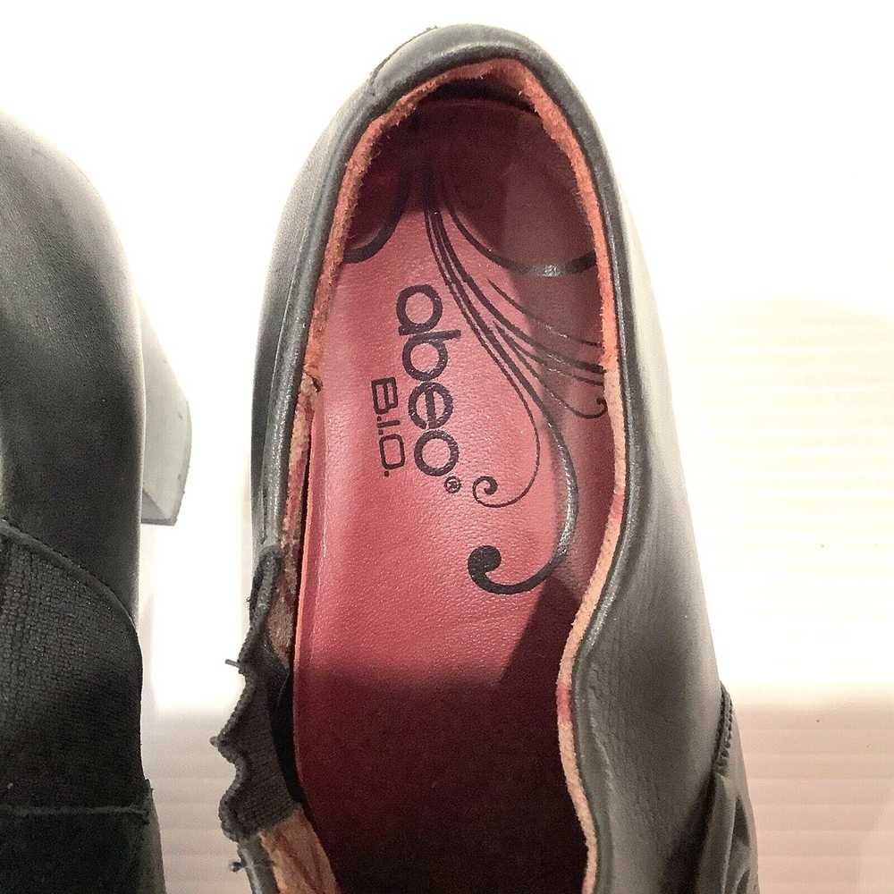 Other ABEO Olivya Black Leather Heeled Pumps Boot… - image 8