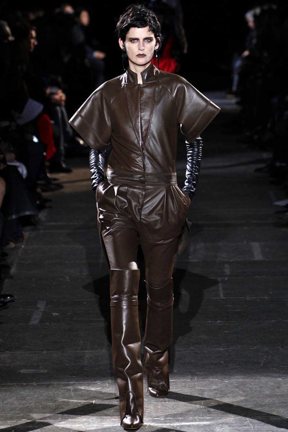 GIVENCHY BY RICCARDO TISCI FW 12 LEATHER OVERALLS - image 7