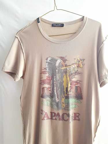 Dolce & Gabbana Dolce & Gabbana Tan Apache Tee - image 1