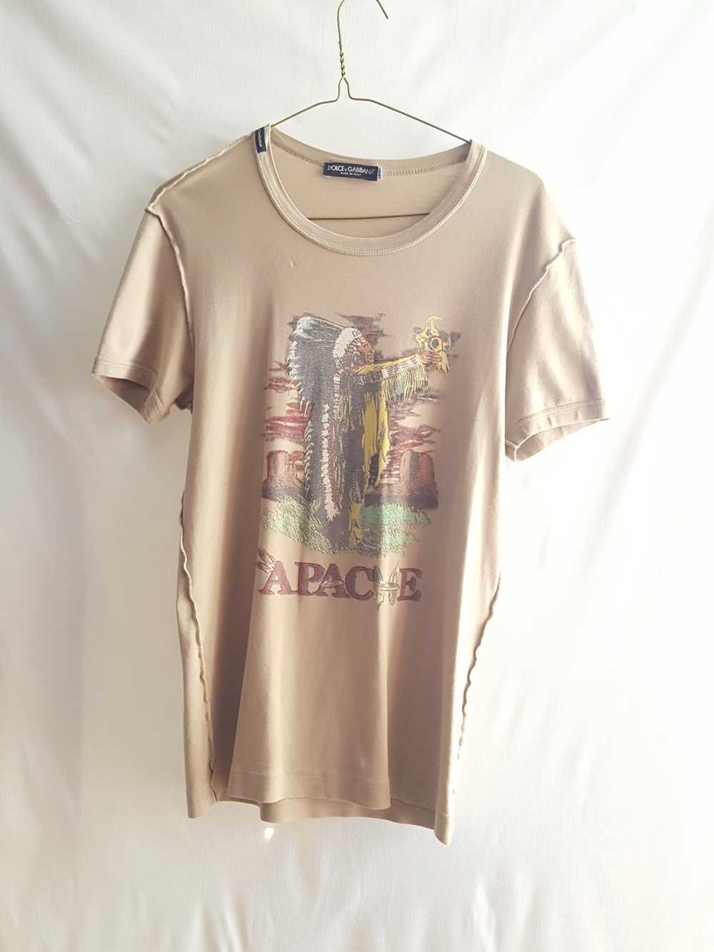 Dolce & Gabbana Dolce & Gabbana Tan Apache Tee - image 2