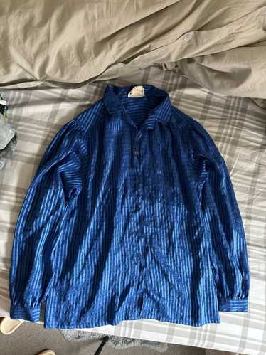 Vintage Amazing Texture Blue Vintage Shirt