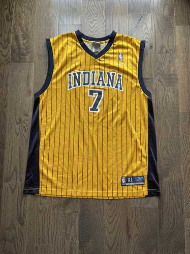 Indiana Pacers - Which of these jerseys is your favorite? 1. 2021-22 City  Edition 2. 1996 Flo-Jo 3. 2000 Pinstripe 4. 1972-72 ABA Retro