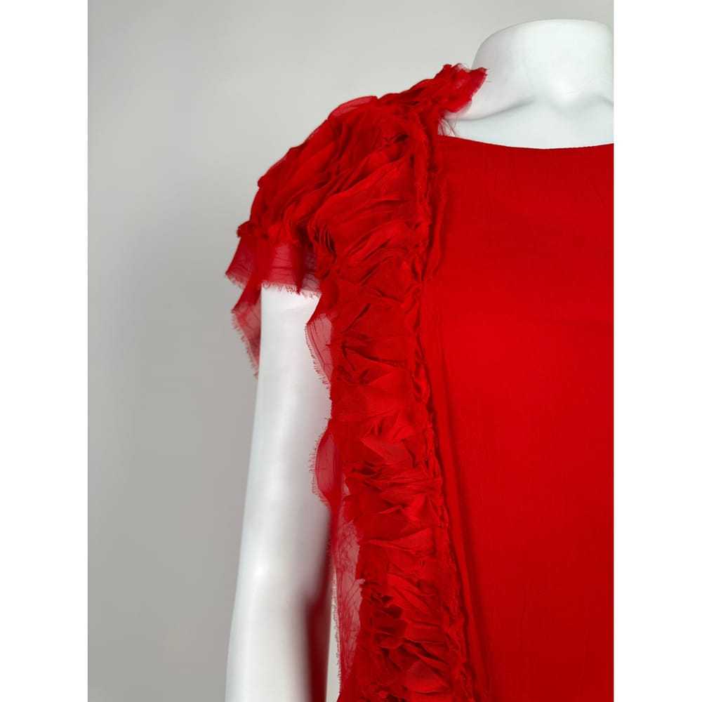 Yohji Yamamoto Silk mid-length dress - image 5