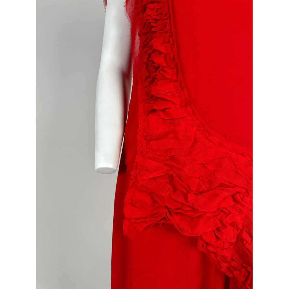 Yohji Yamamoto Silk mid-length dress - image 6