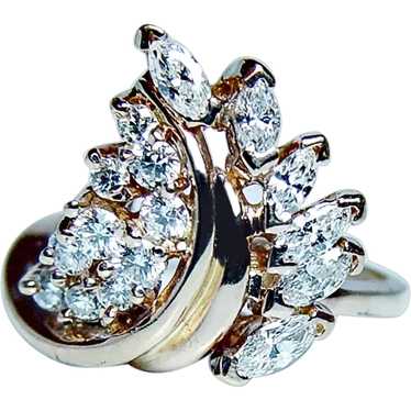 Sonia B Marquise Diamond 14K Rose Gold Ring Design