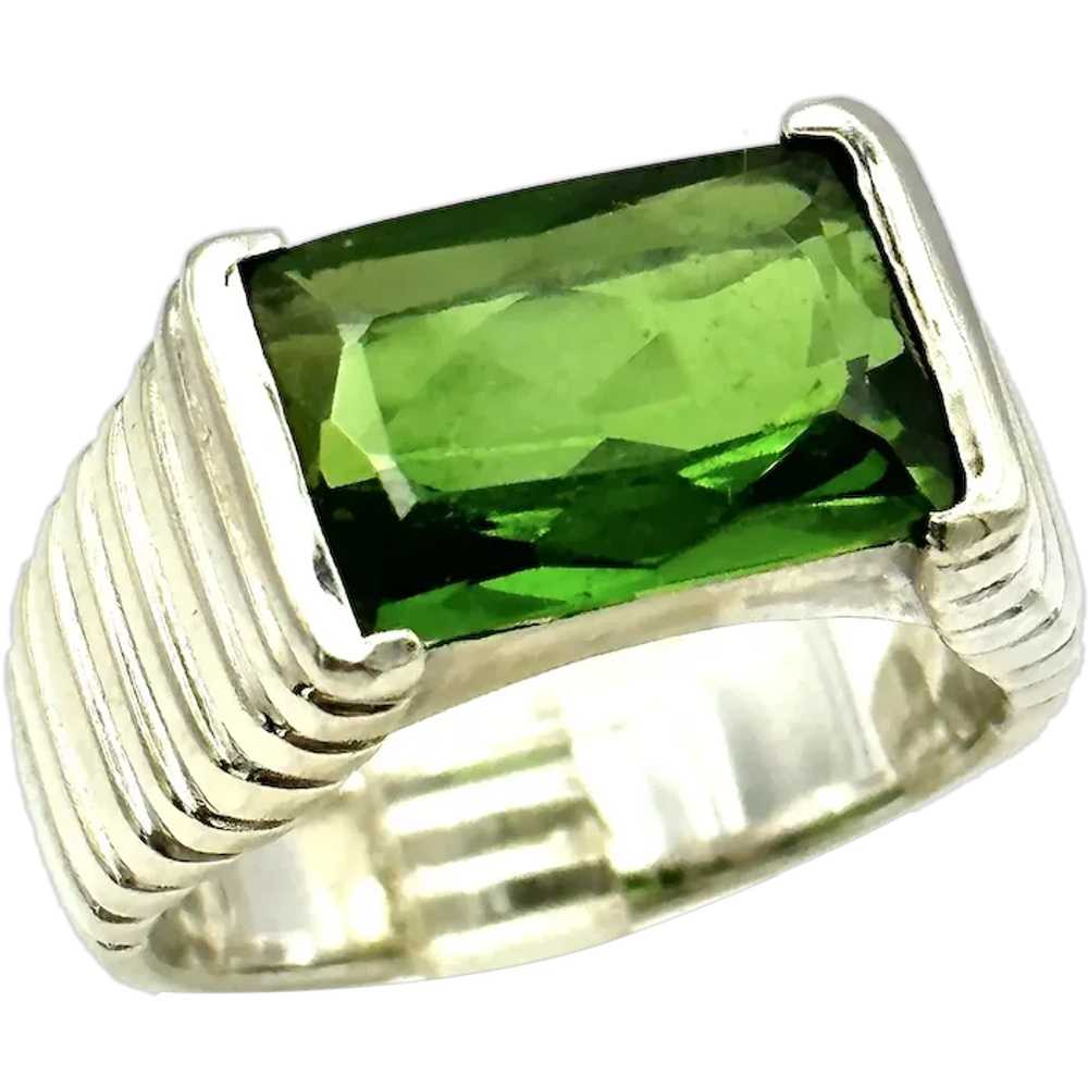 mens tourmaline ring - Gem