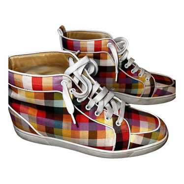 Christian Louboutin Louis cloth high trainers - image 1