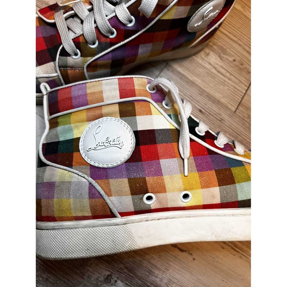 Christian Louboutin Louis cloth high trainers - image 2