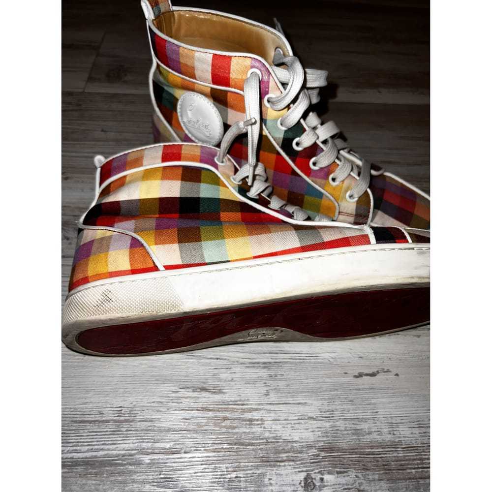 Christian Louboutin Louis cloth high trainers - image 3