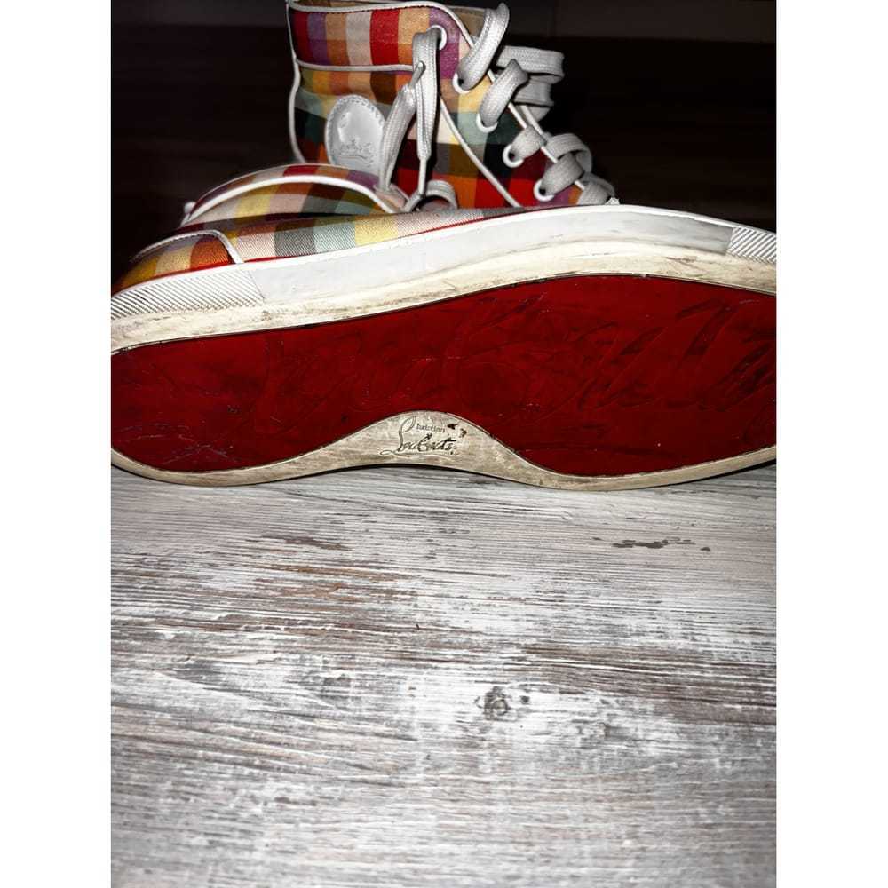 Christian Louboutin Louis cloth high trainers - image 5