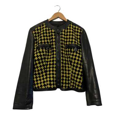 80's leather jacket gianni versace - Gem