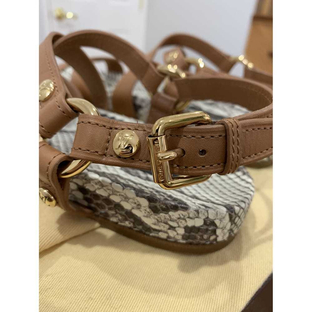 Louis Vuitton Python sandal - image 4