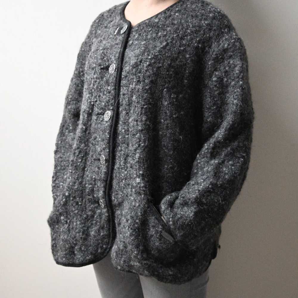 Giesswein × Vintage Vintage Wool Cardigan Coat by… - image 2