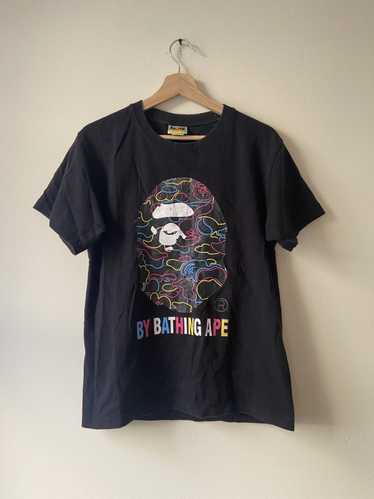 Bape Bape Bathing Ape logo single stitch tee shirt