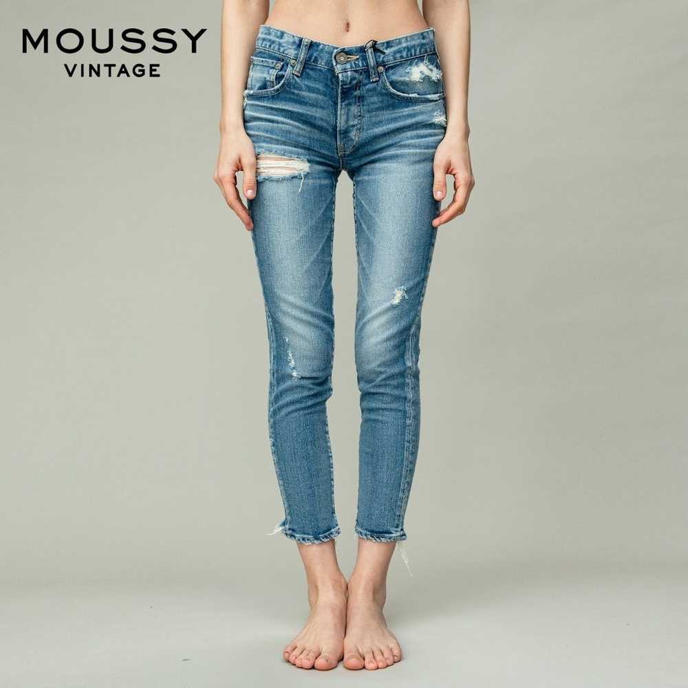 Japanese Brand × Moussy Moussy Vintage Distressed… - image 1