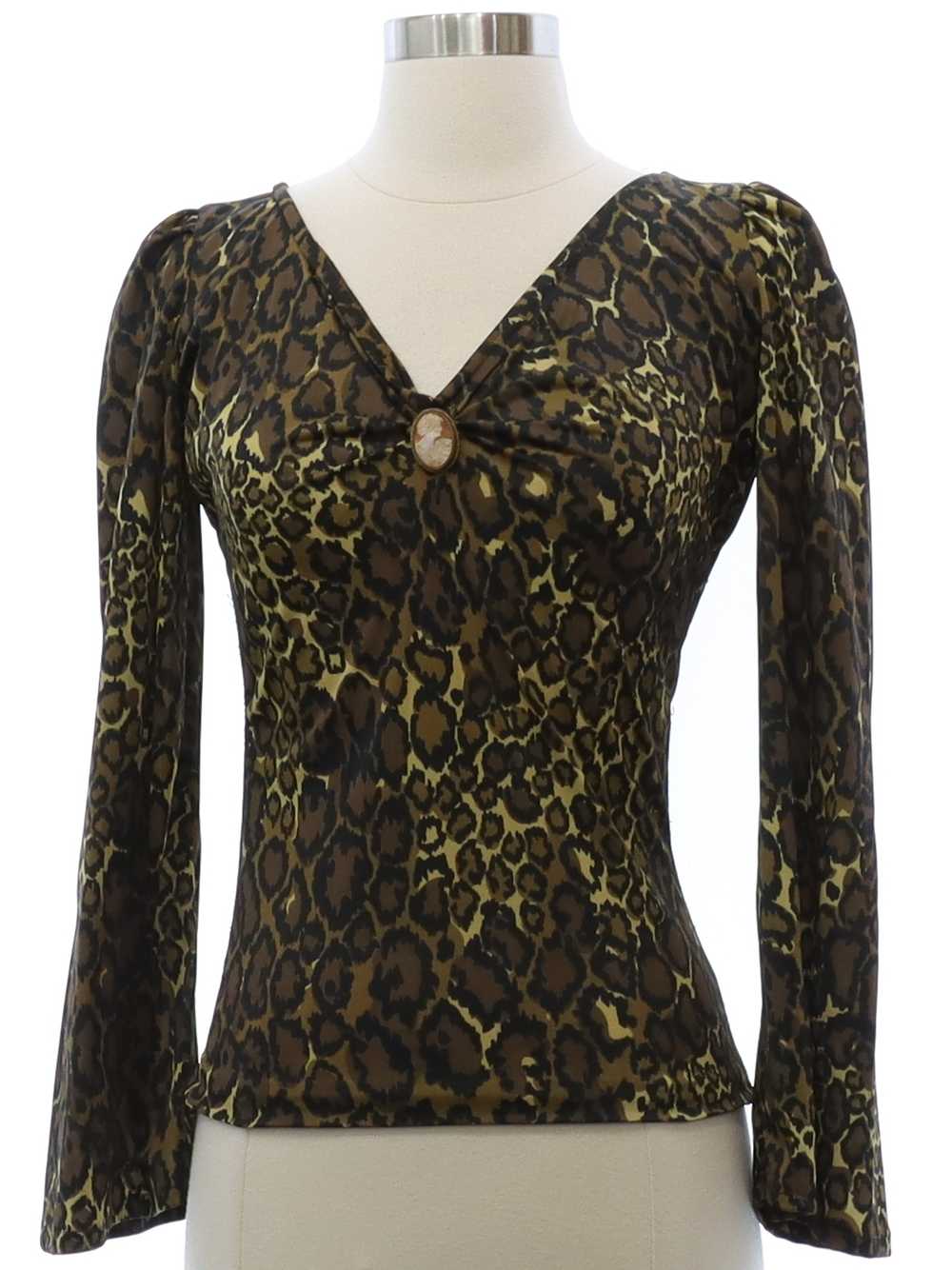 1970's Darjon Womens Animal Print Shirt - image 1