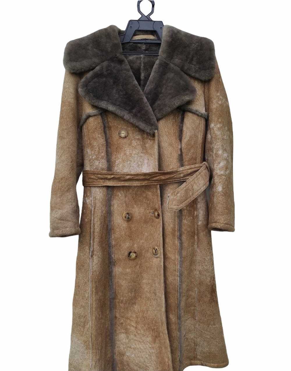 Canada × Sheepskin Coat SAWYER OF NAPA MADE IN CA… - image 1